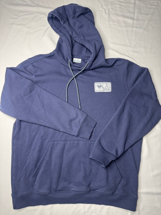 Columbia Other - Columbia PFG Performance Fishing Gear Hoodie Blue XL First On Water